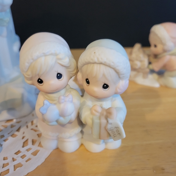 Vintage Sugar Town Train Set 6-pc Precious Moments Retired - Picture 6 of 14